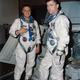 Los astronautas Grissom y Young.